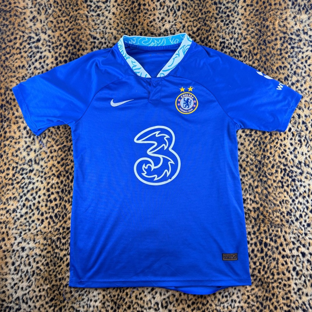 Nike Chelsea FC Home Jersey Blue Soccer Shirt Short Sleeve Large N20435034L
